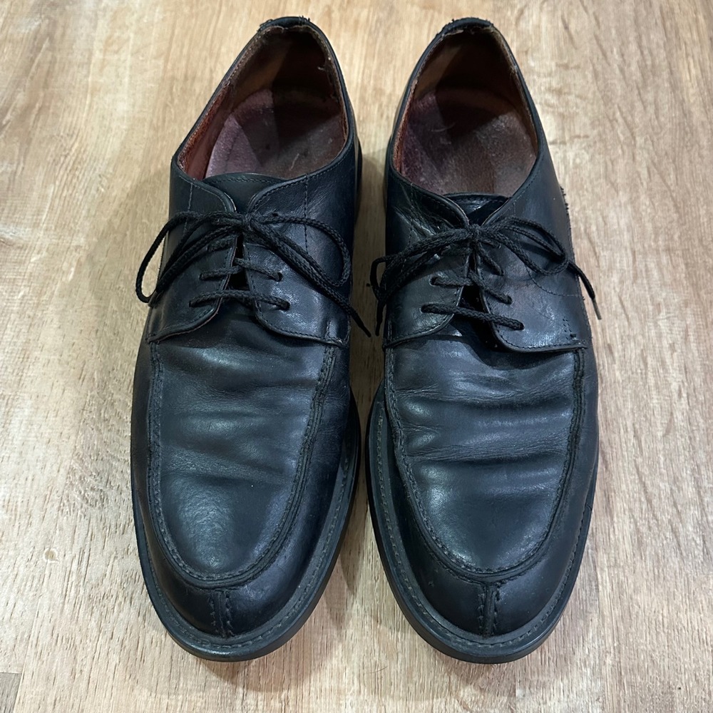 JOHNSTON & MURPHY | Men's Black Leather Lace Up Business Casual Dress Shoes, 12‎